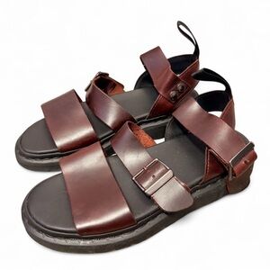 Cherry Red Dr. Martens Gladiator Sandals